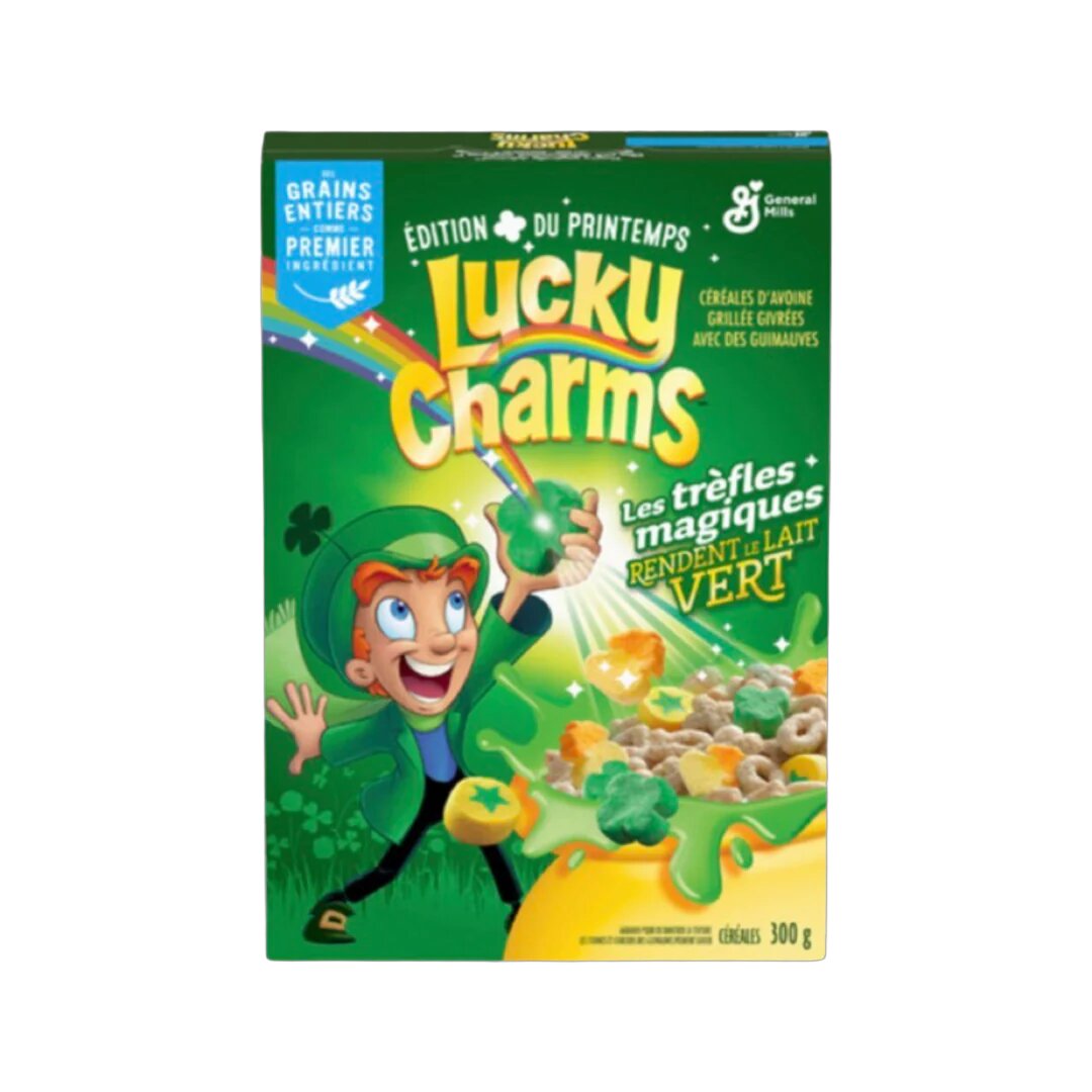 LUCKY CHARMS LAIT VERT